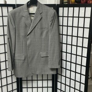Stafford Light Gray Men's Blazer with Subtle Check